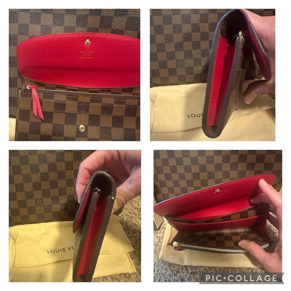 Authentic Louis Vuitton Delightful MM Damier Ebene With Matching Wallet - Picture 16 of 16